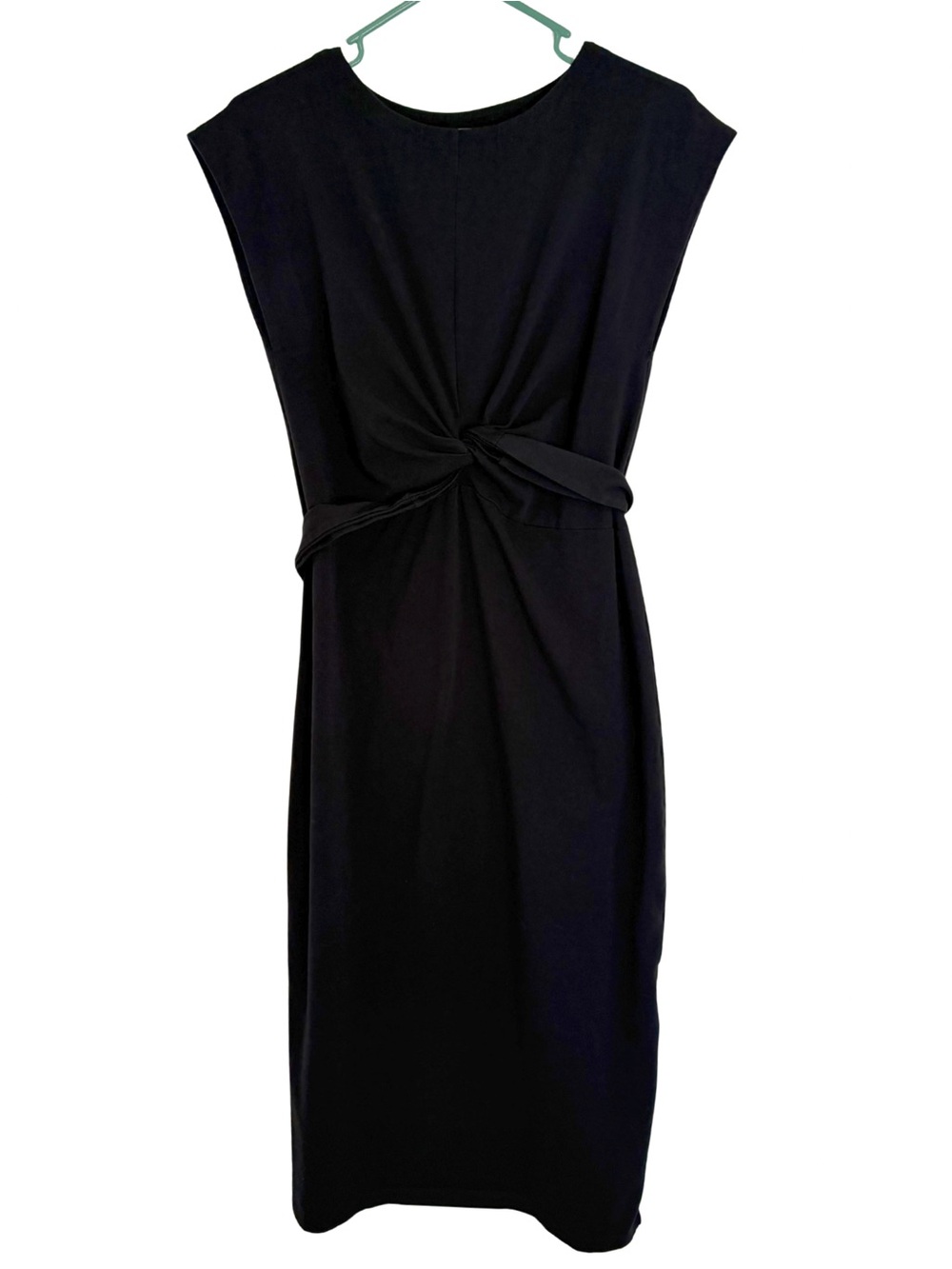 Modern Citizen Black Sleeveless Tie Waist Midi Dress